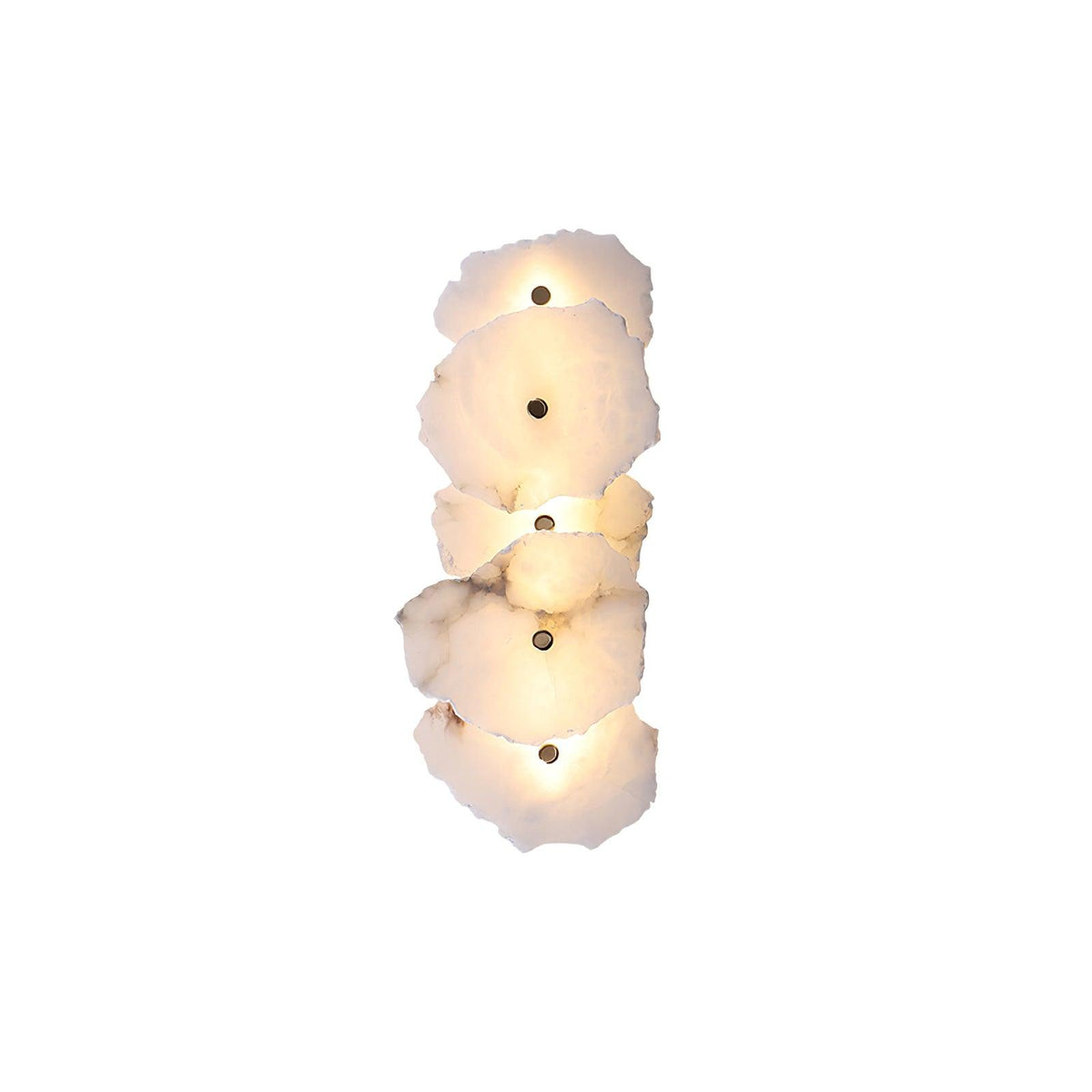 Alaeila Blumen-Cluster Alabaster-Wandleuchte