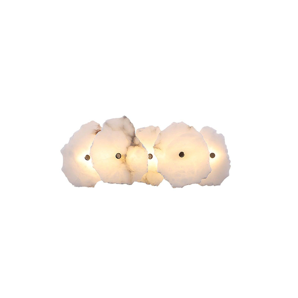 Alaeila Blumen-Cluster Alabaster-Wandleuchte