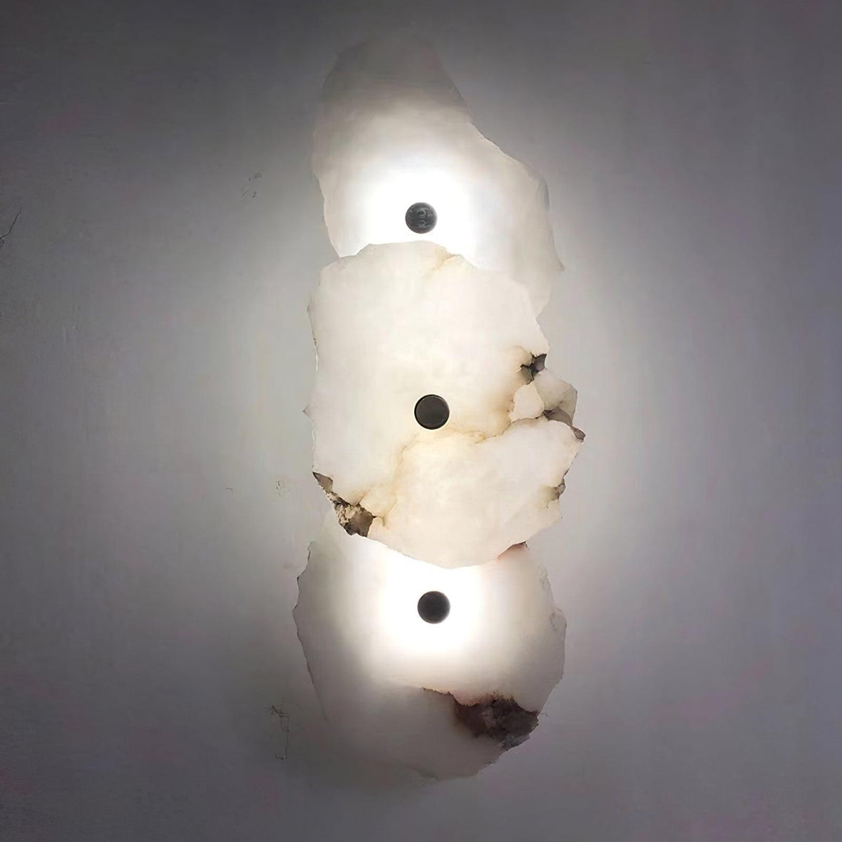 Alaeila Blumen-Cluster Alabaster-Wandleuchte