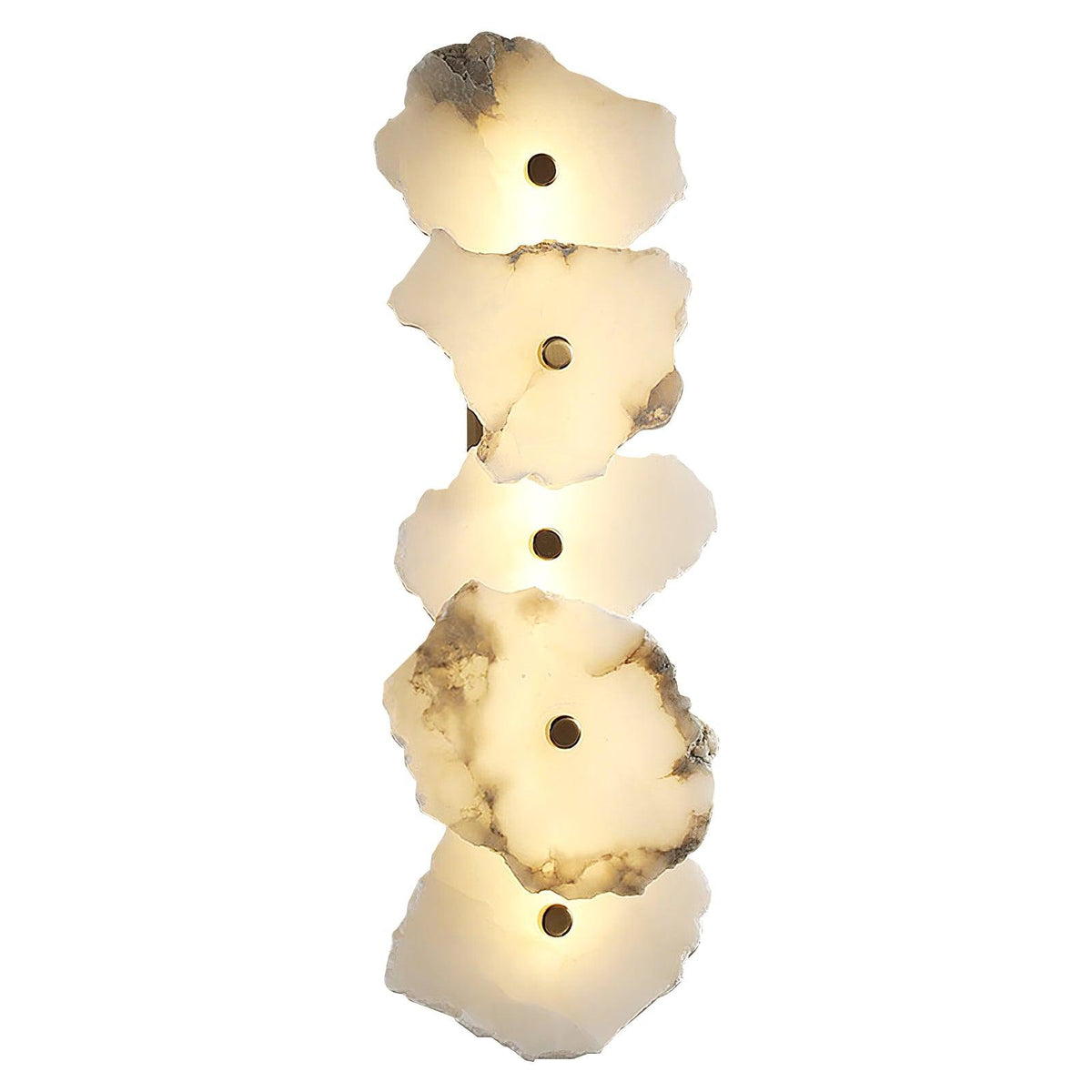 Alaeila Blumen-Cluster Alabaster-Wandleuchte