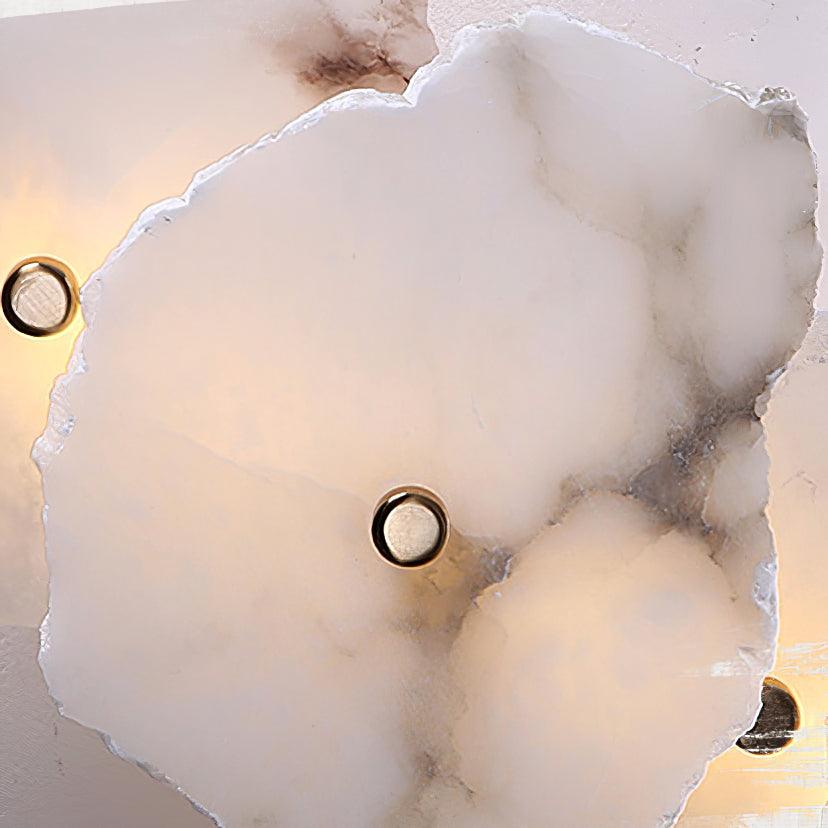 Alaeila Blumen-Cluster Alabaster-Wandleuchte