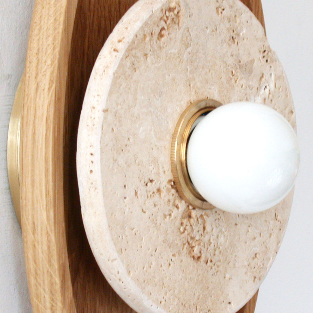 Lumenhart Travertine-Wandleuchte
