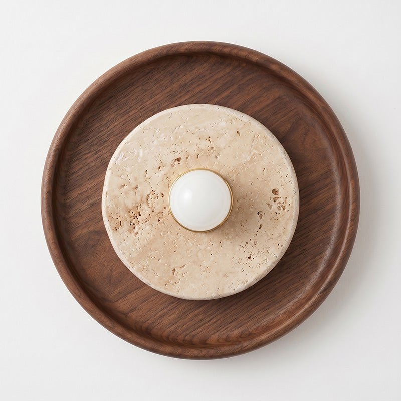Lumenhart Travertine-Wandleuchte