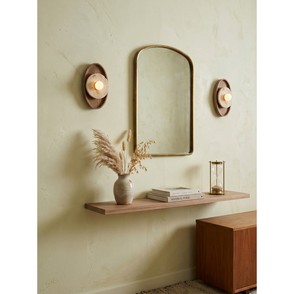 Lumenhart Travertine-Wandleuchte