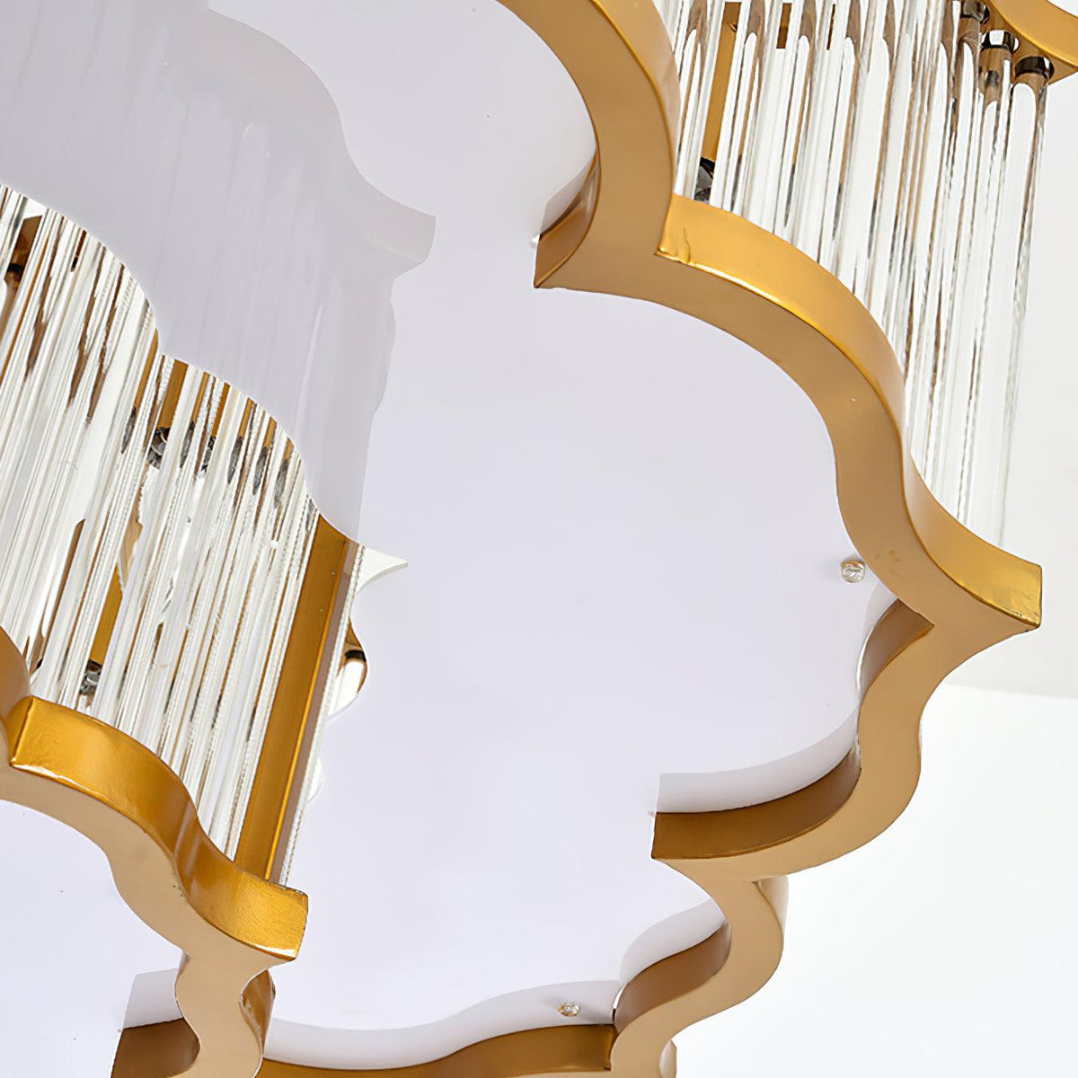 Eirelaine Kronleuchter Gold Schwarz Glas