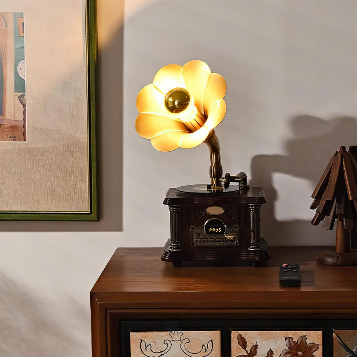 Phonograph Tischleuchte