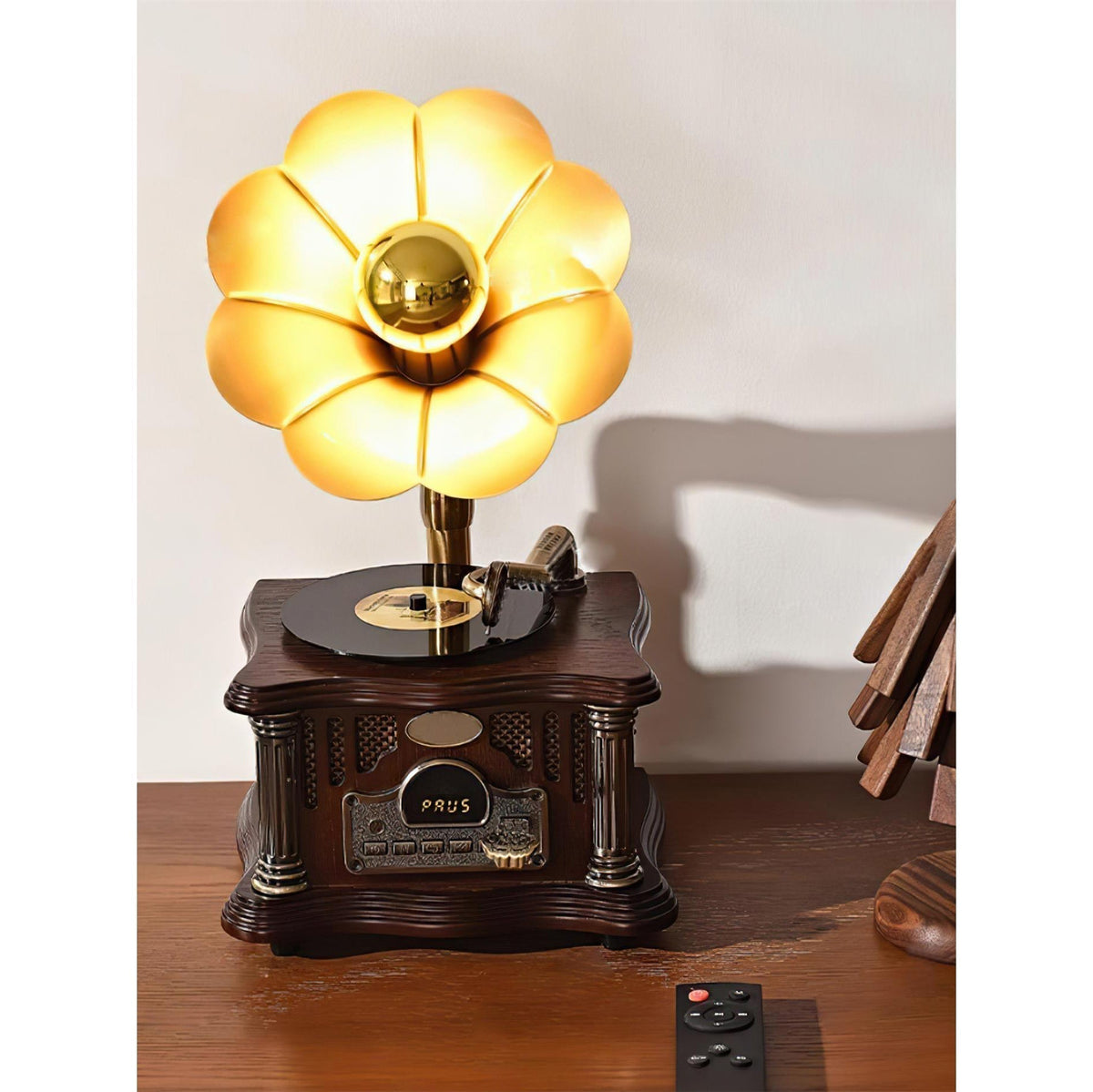 Phonograph Tischleuchte