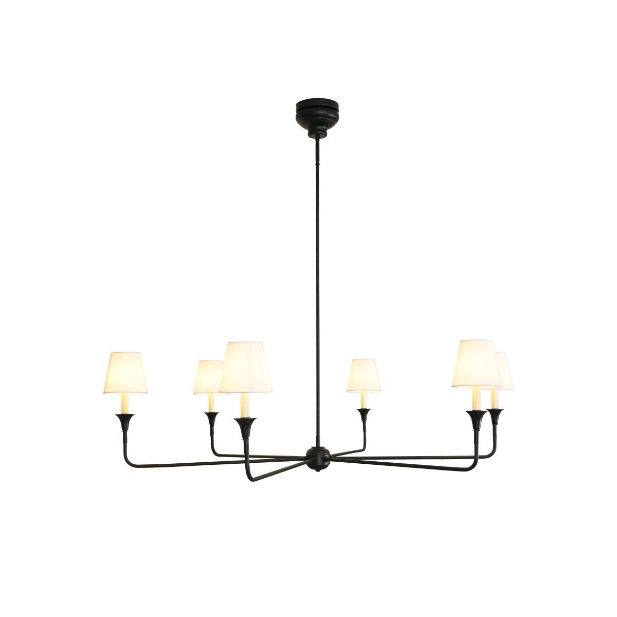 Arthaila Vintage Industrial Grande Stoff-Kronleuchter