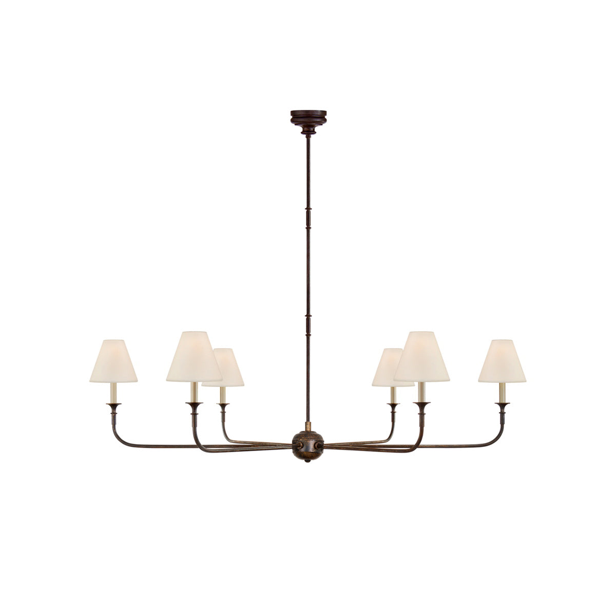 Arthaila Vintage Industrial Grande Stoff-Kronleuchter