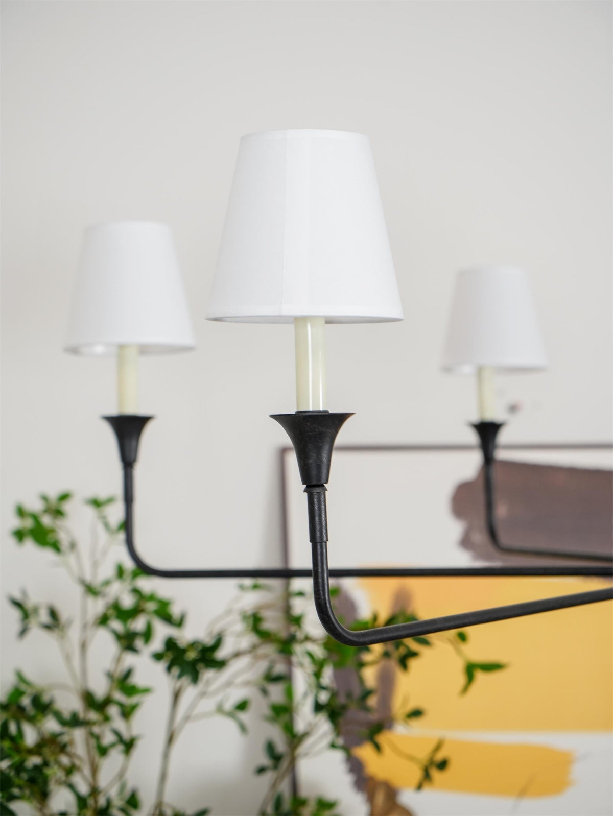 Arthaila Vintage Industrial Grande Stoff-Kronleuchter