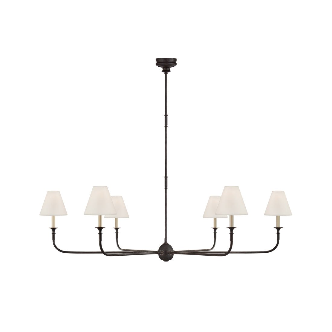 Arthaila Vintage Industrial Grande Stoff-Kronleuchter