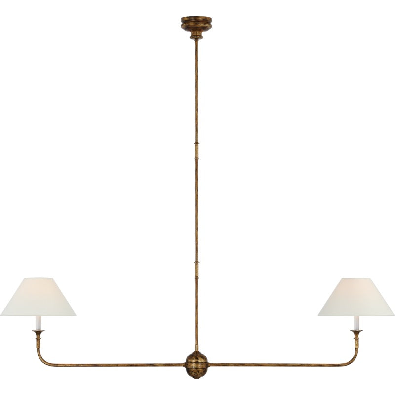 Norli Moderner linearer LED-Kronleuchter aus Metall