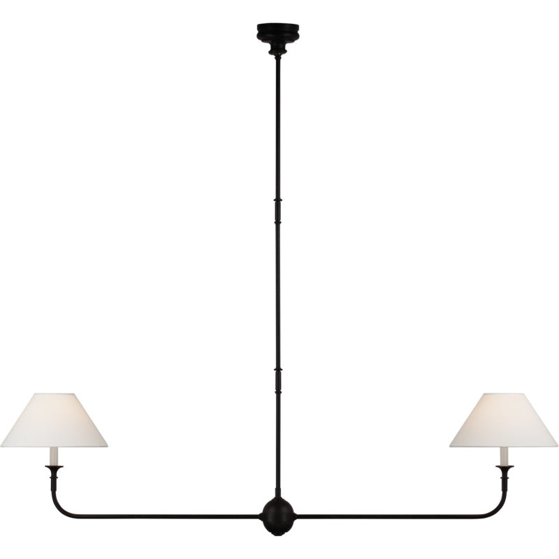 Norli Moderner linearer LED-Kronleuchter aus Metall