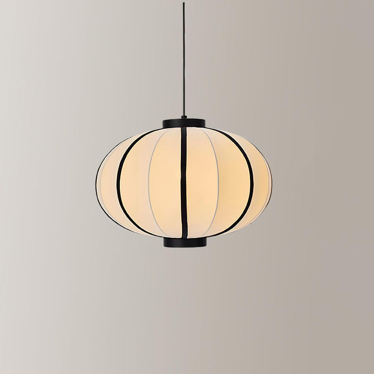 Lumara Pendelleuchte Stoff Laterne Rahmen Vintage