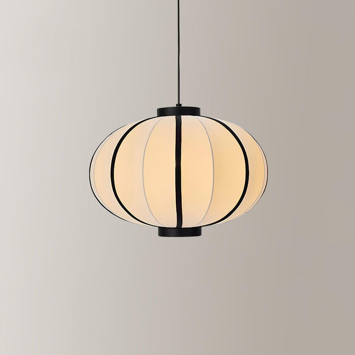 Lumara Pendelleuchte Stoff Laterne Rahmen Vintage