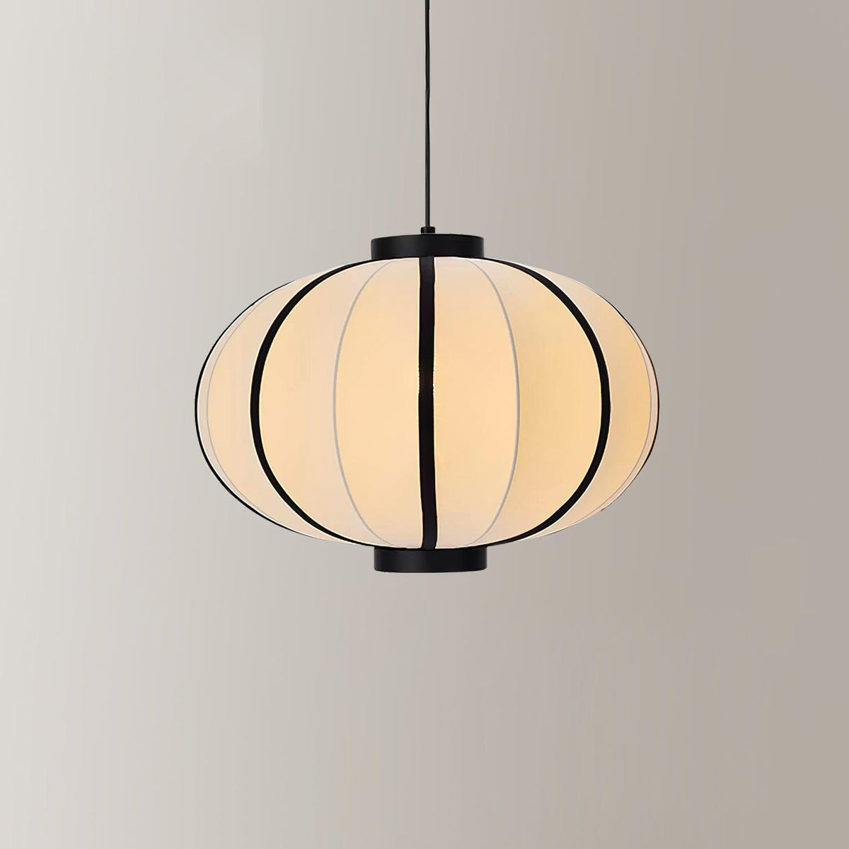 Lumara Pendelleuchte Stoff Laterne Rahmen Vintage