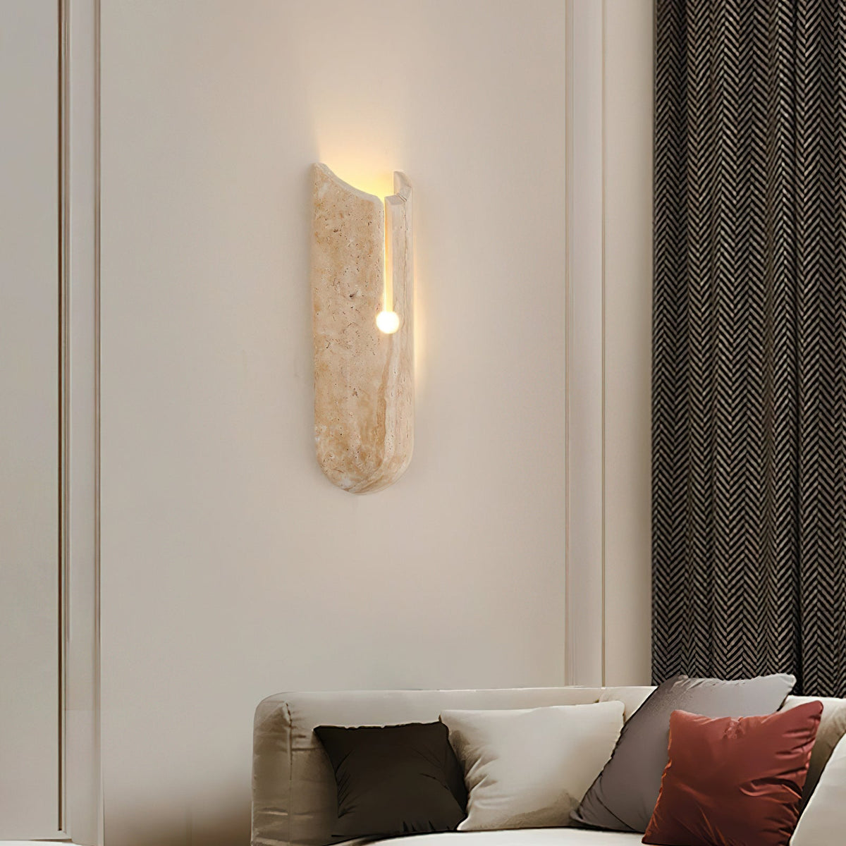 Olnorila Travertine Wandleuchte