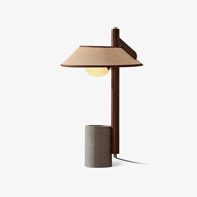 Damon Minimalistische Tischlampe aus Holz