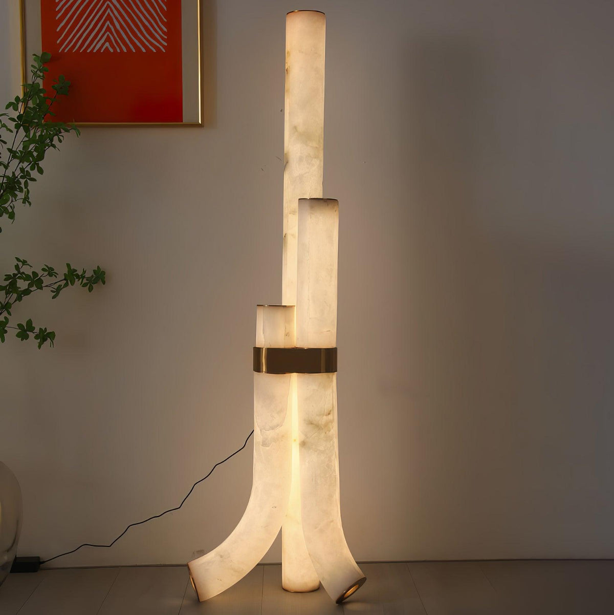 Nivoena Alabaster Stehleuchte