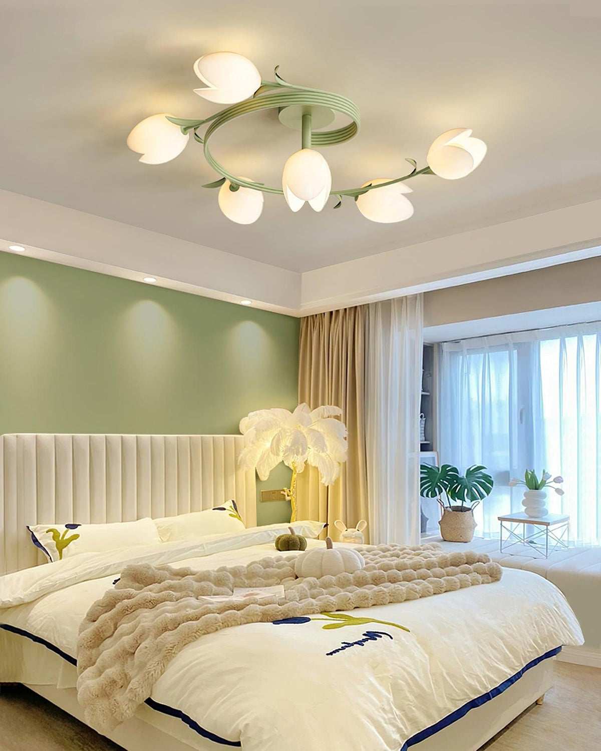 Lumuel Deckenleuchte 6-Light Tulip