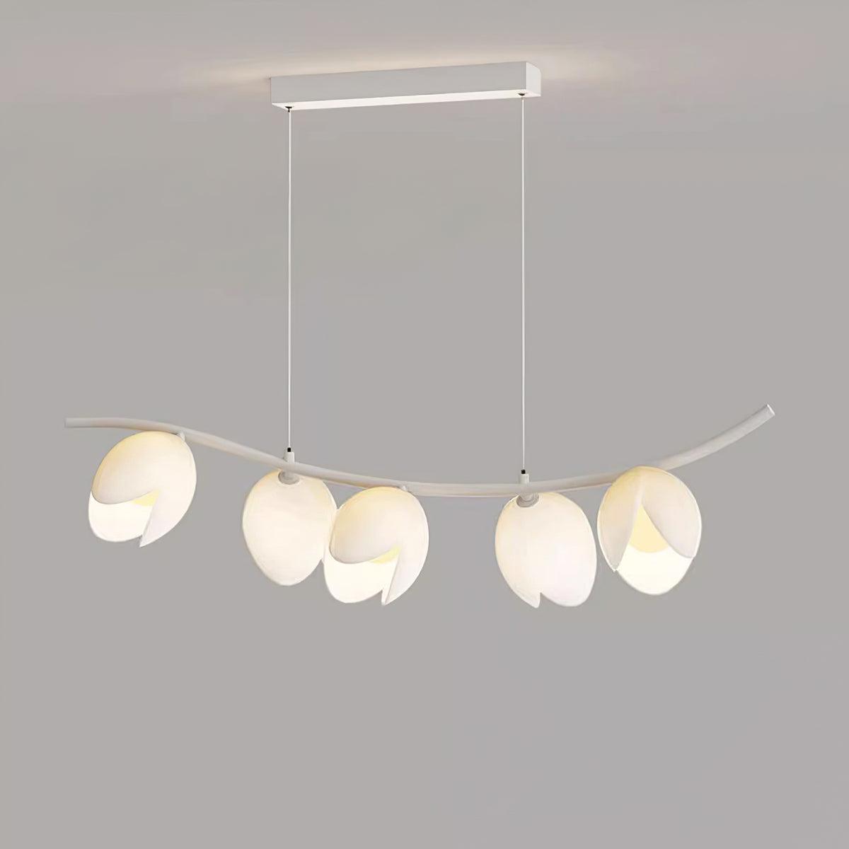 Pistachio Elegance zeitgenössische Kunst-Pendelleuchte