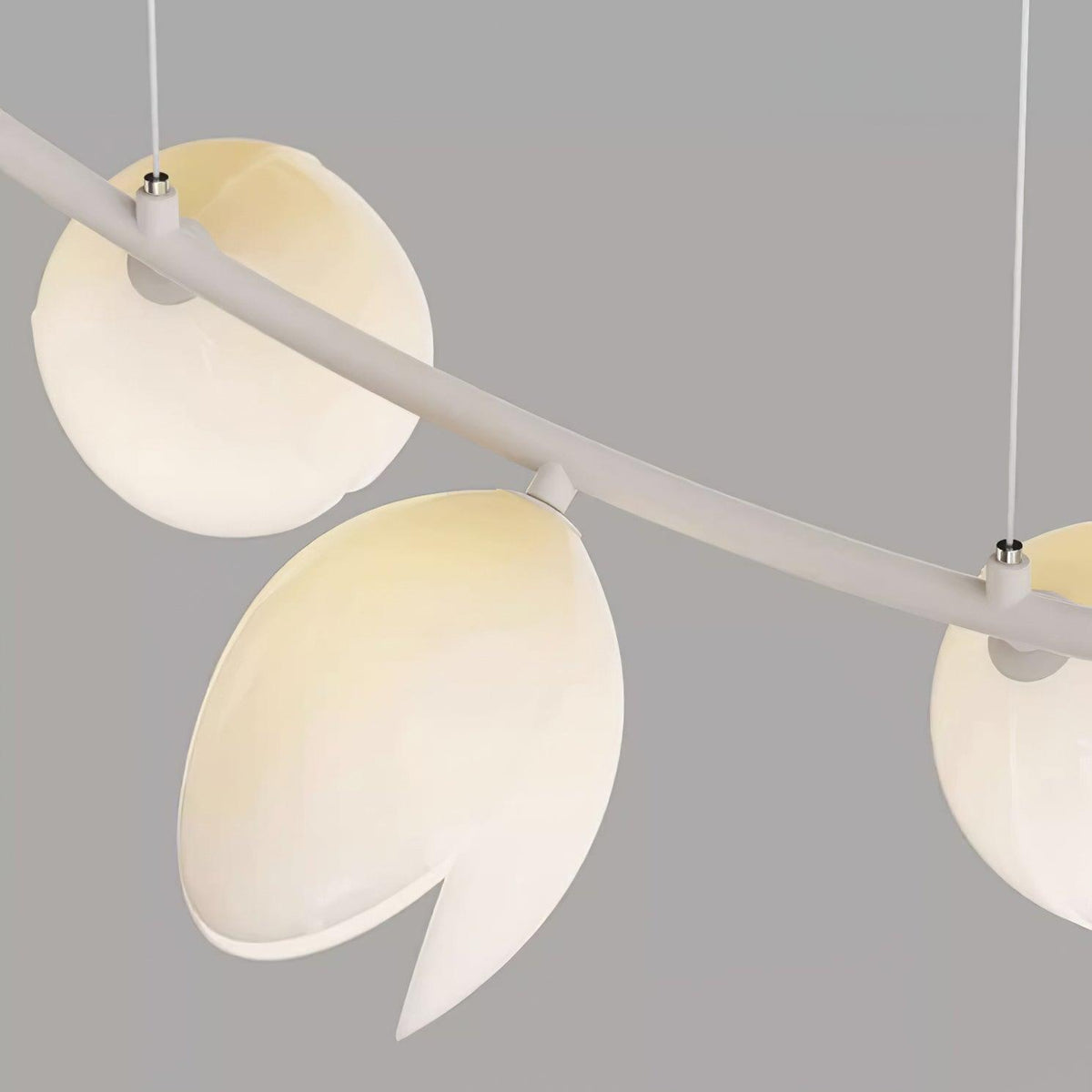 Pistachio Elegance zeitgenössische Kunst-Pendelleuchte