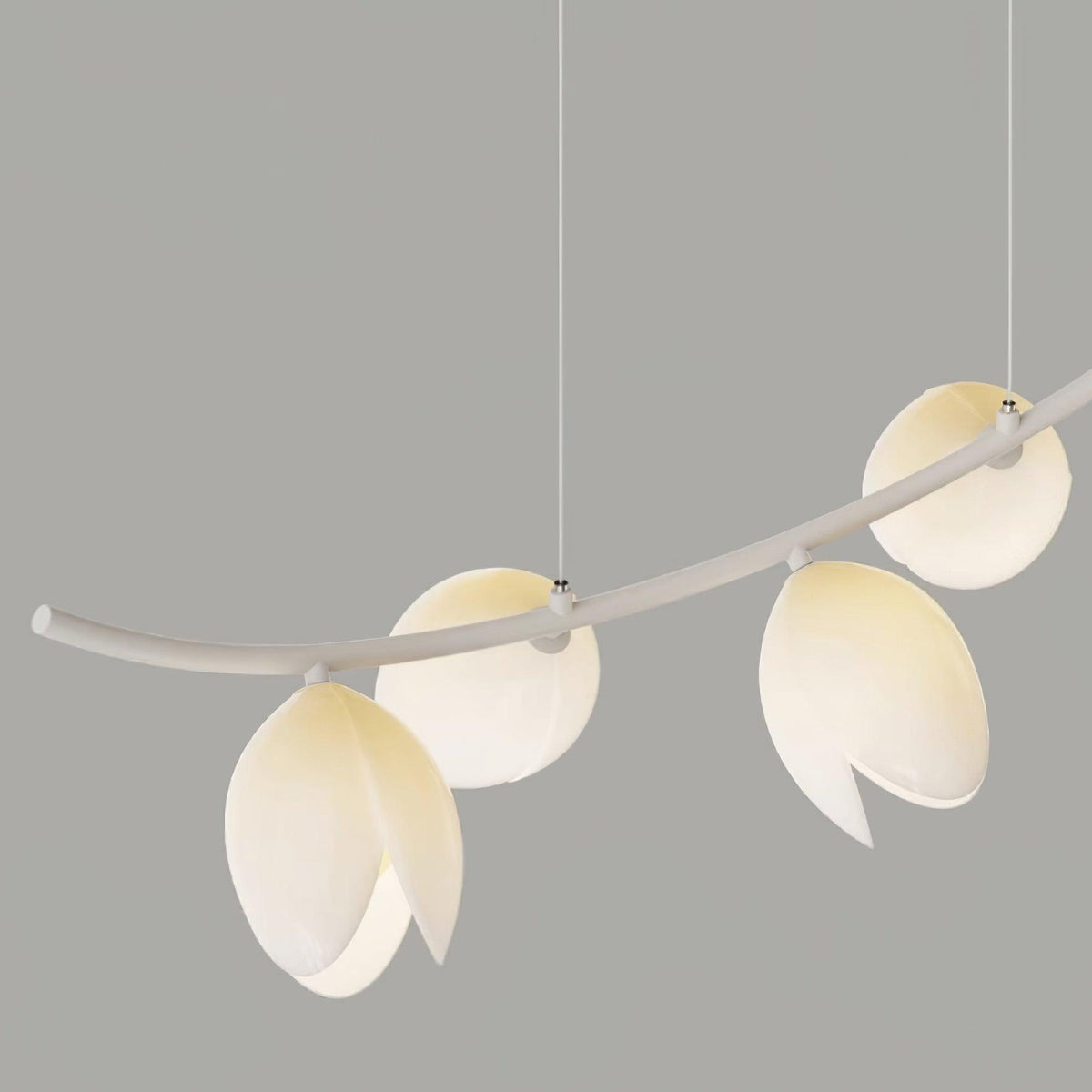 Pistachio Elegance zeitgenössische Kunst-Pendelleuchte