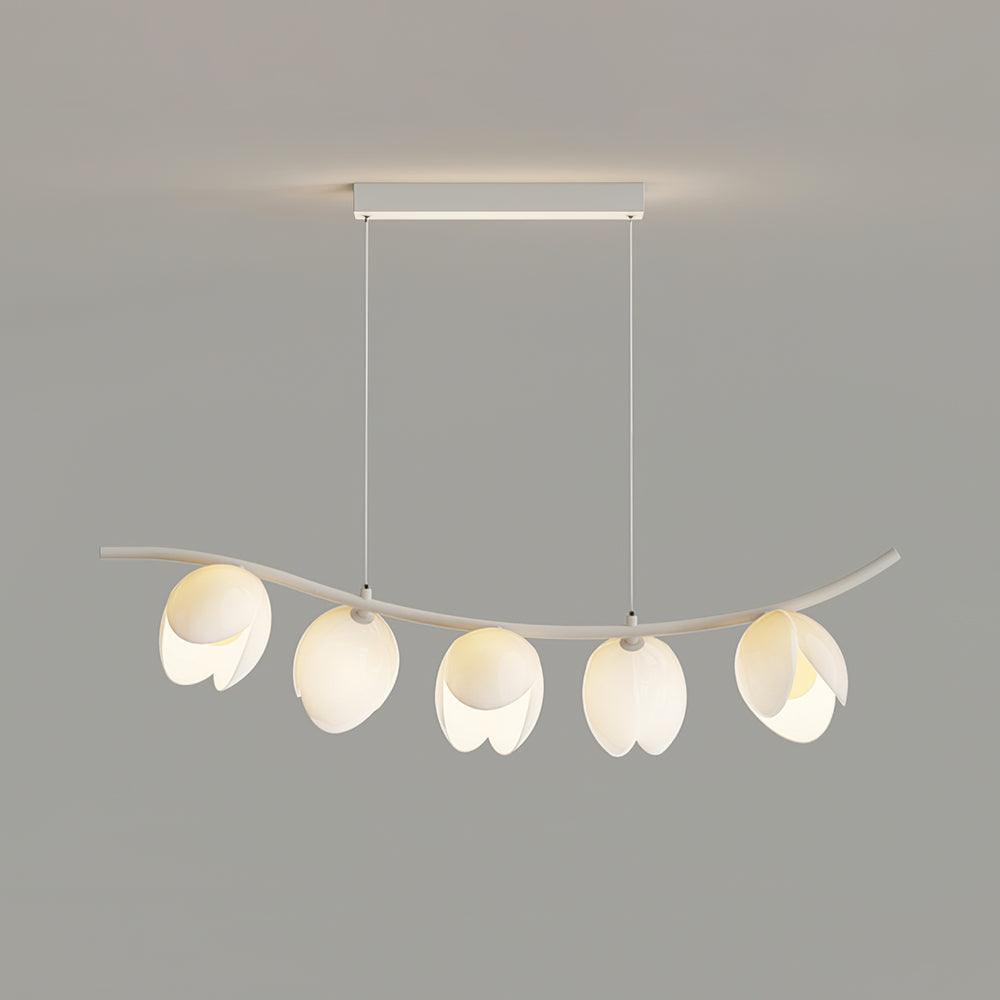 Pistachio Elegance zeitgenössische Kunst-Pendelleuchte