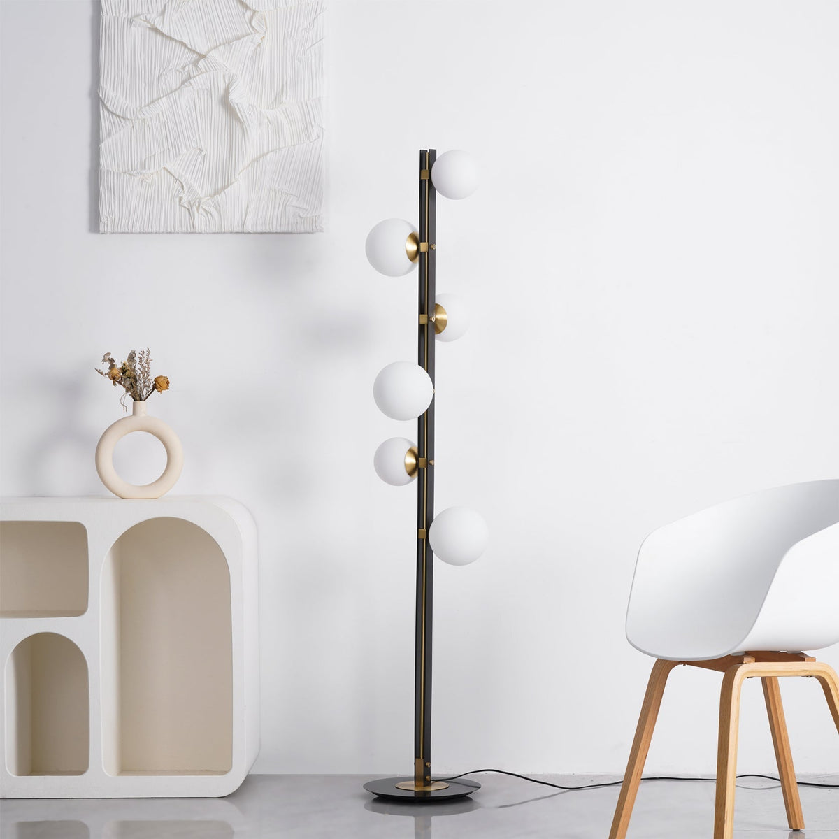 Eireneria elegante Stehleuchte aus Glas