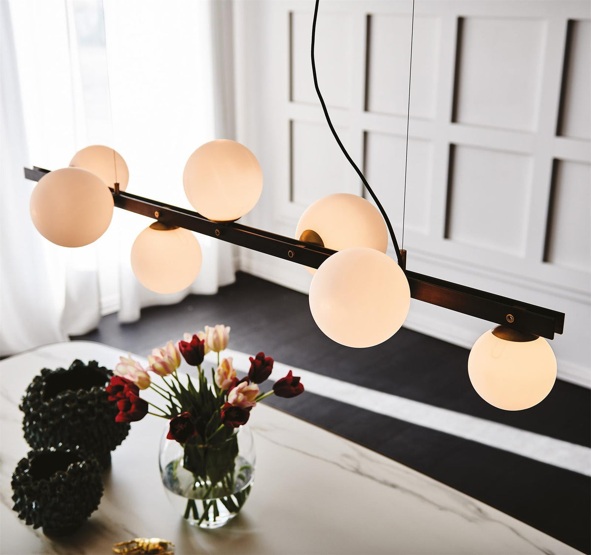 Eireraine moderne Pendelleuchte aus Glas
