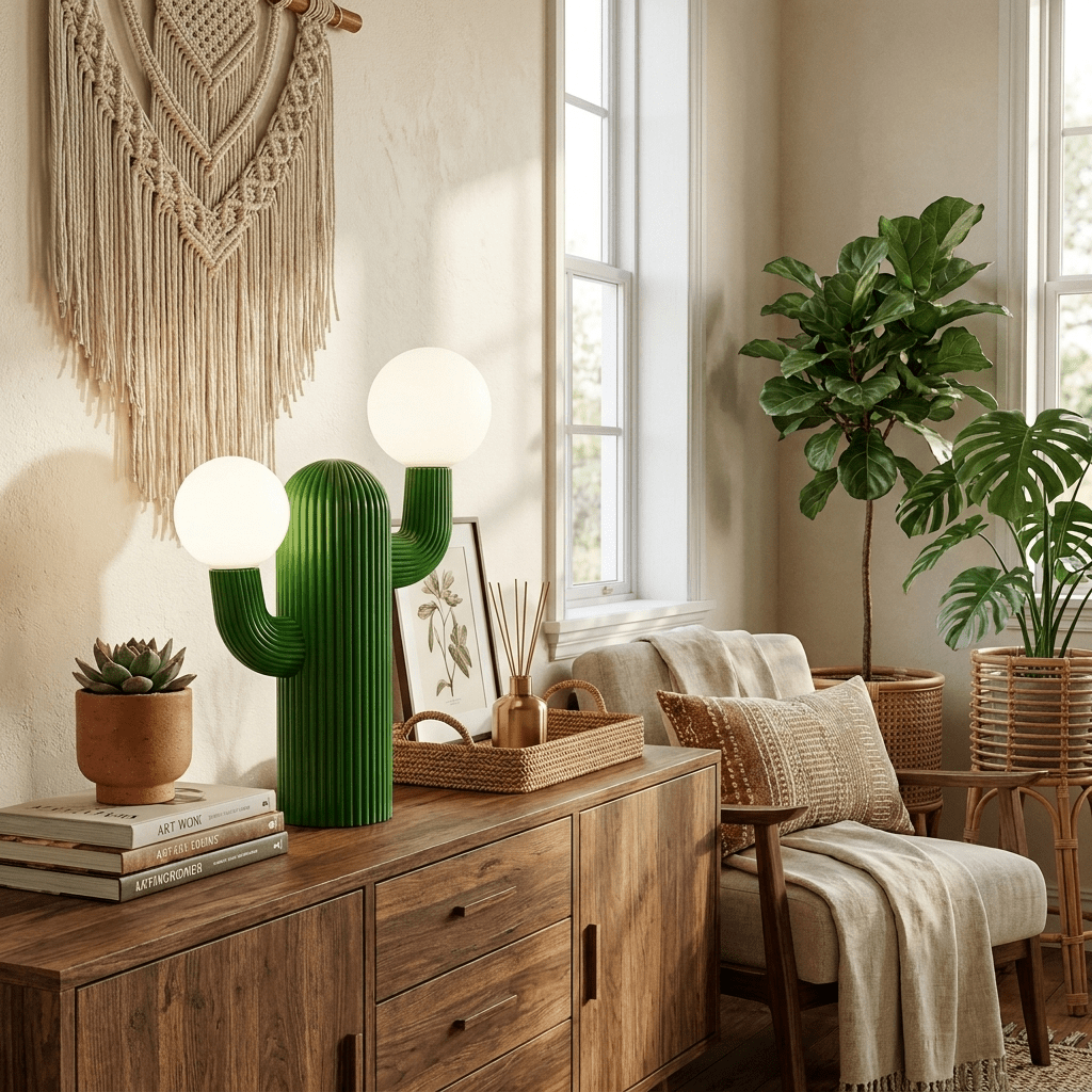 Lazlo Cactus Tischleuchte