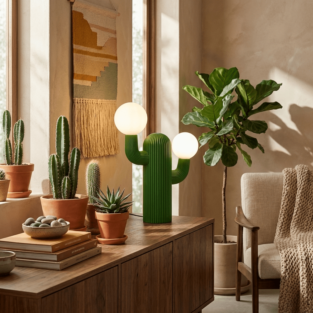 Lazlo Cactus Tischleuchte