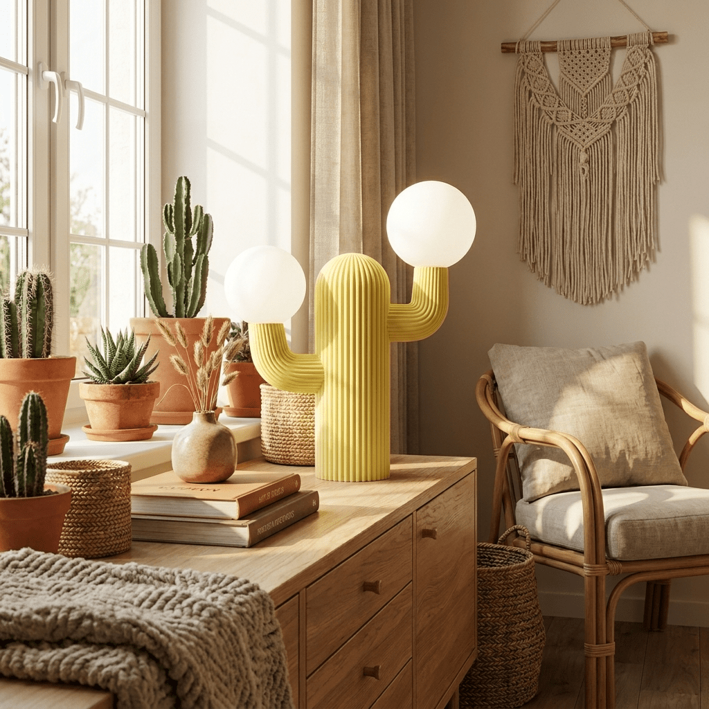 Lazlo Cactus Tischleuchte