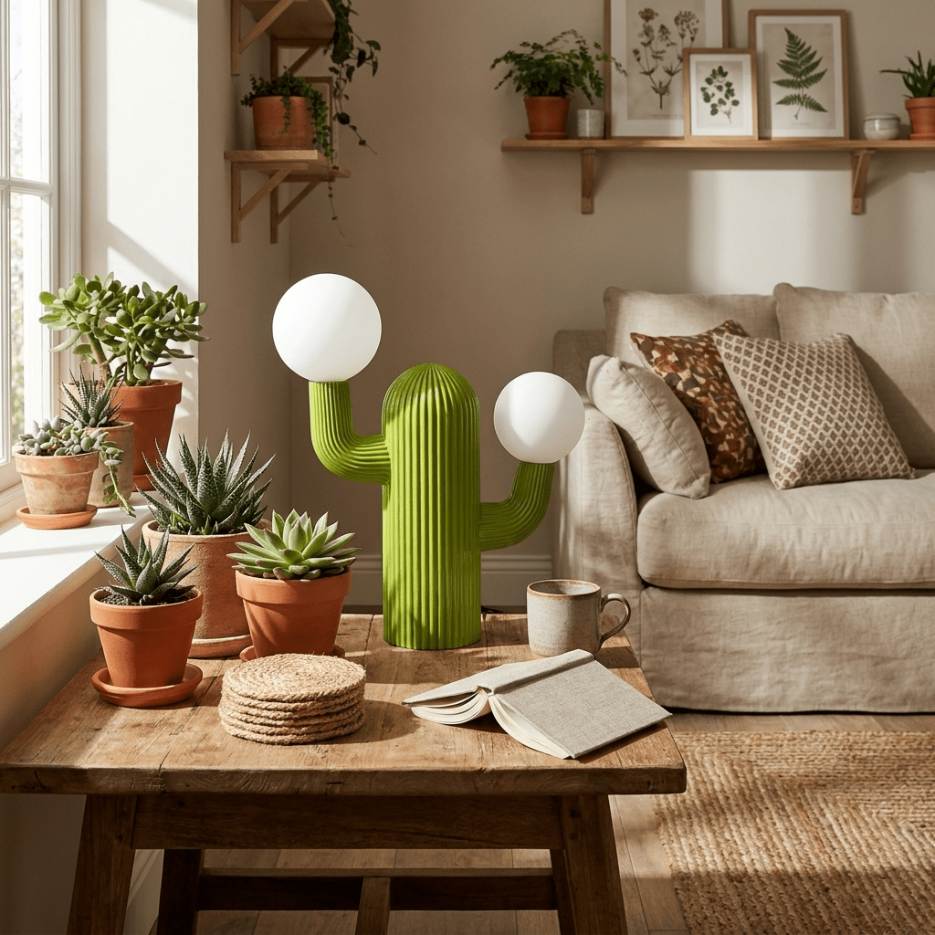 Lazlo Cactus Tischleuchte