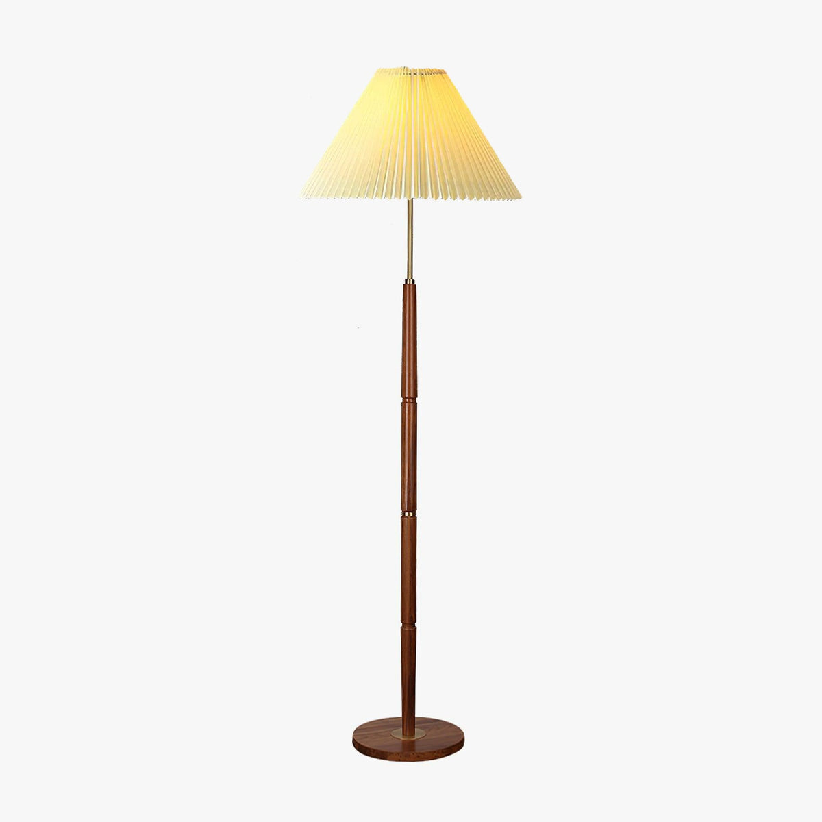 Syleina Minimalistische Stehleuchte aus massivem Holz
