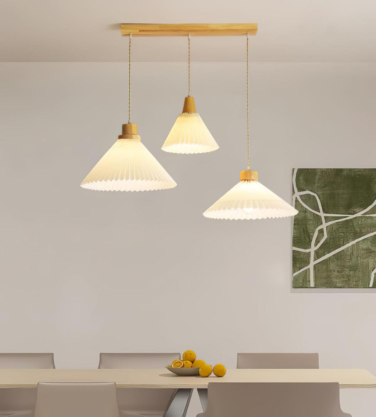 Rinisora moderne Pendelleuchte aus Holz