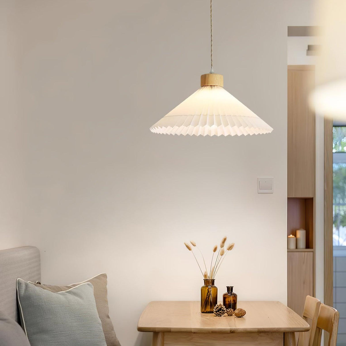 Rinisora moderne Pendelleuchte aus Holz