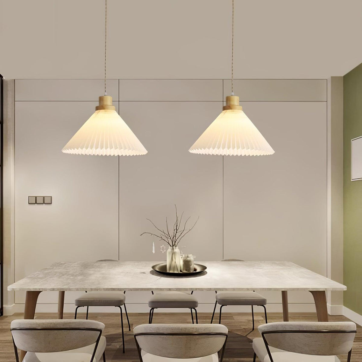 Rinisora moderne Pendelleuchte aus Holz