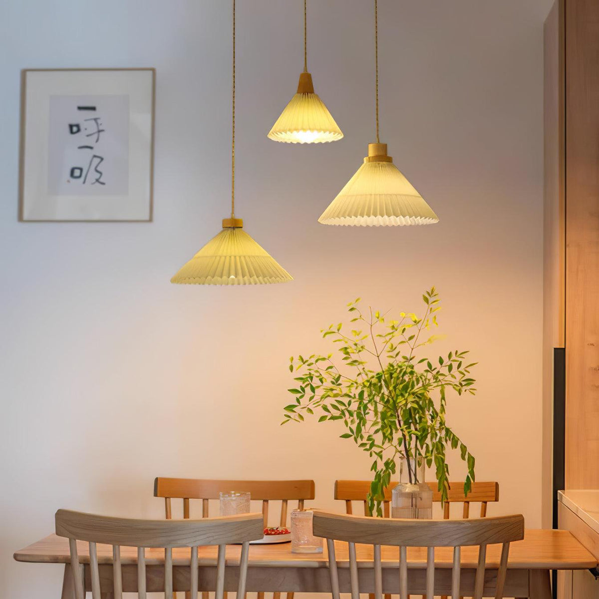 Rinisora moderne Pendelleuchte aus Holz