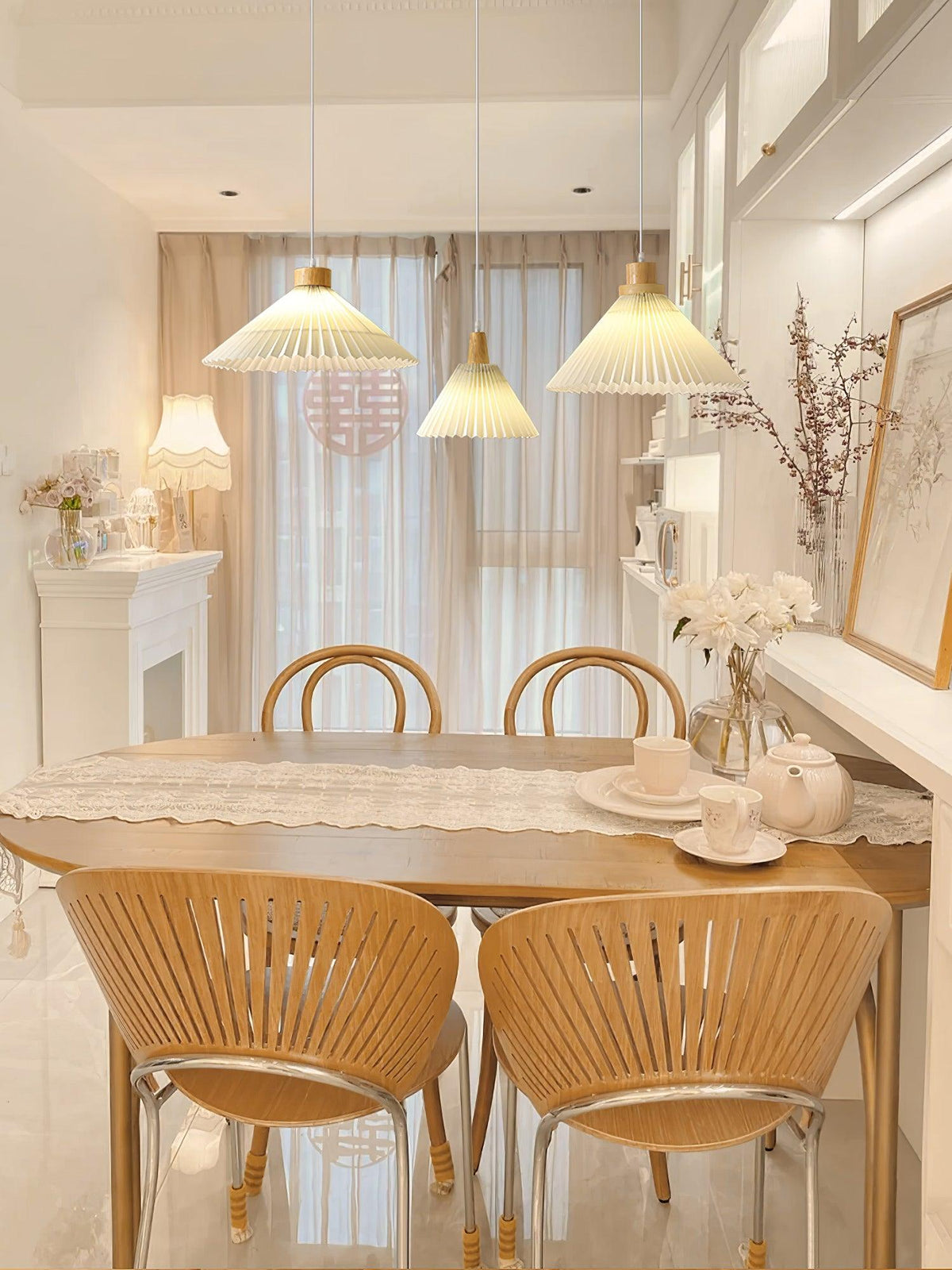 Rinisora moderne Pendelleuchte aus Holz