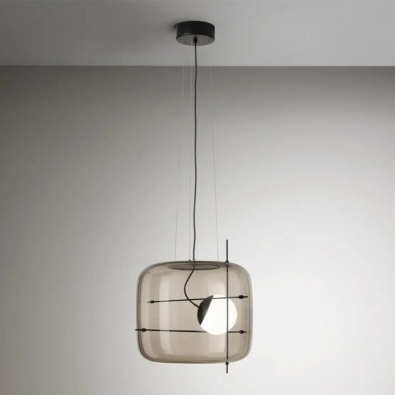 Ivex Pendelleuchte aus Glas im zeitgenössischen Stil