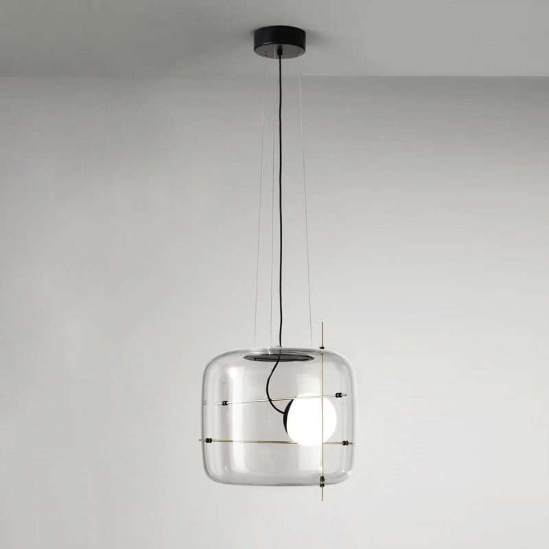Ivex Pendelleuchte aus Glas im zeitgenössischen Stil