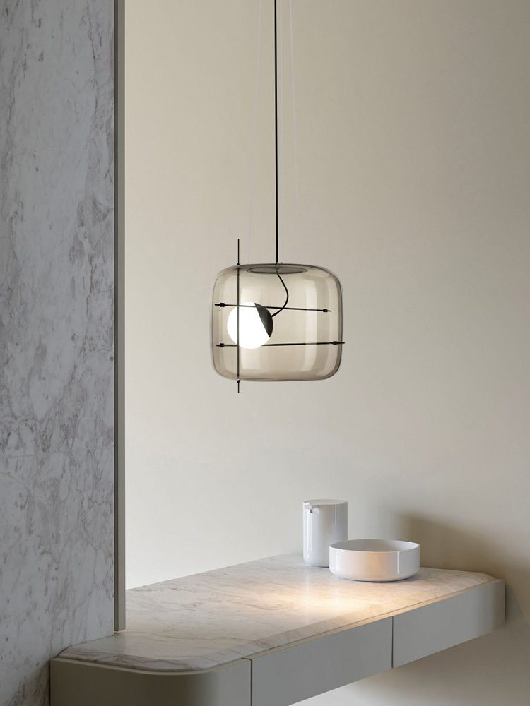 Ivex Pendelleuchte aus Glas im zeitgenössischen Stil