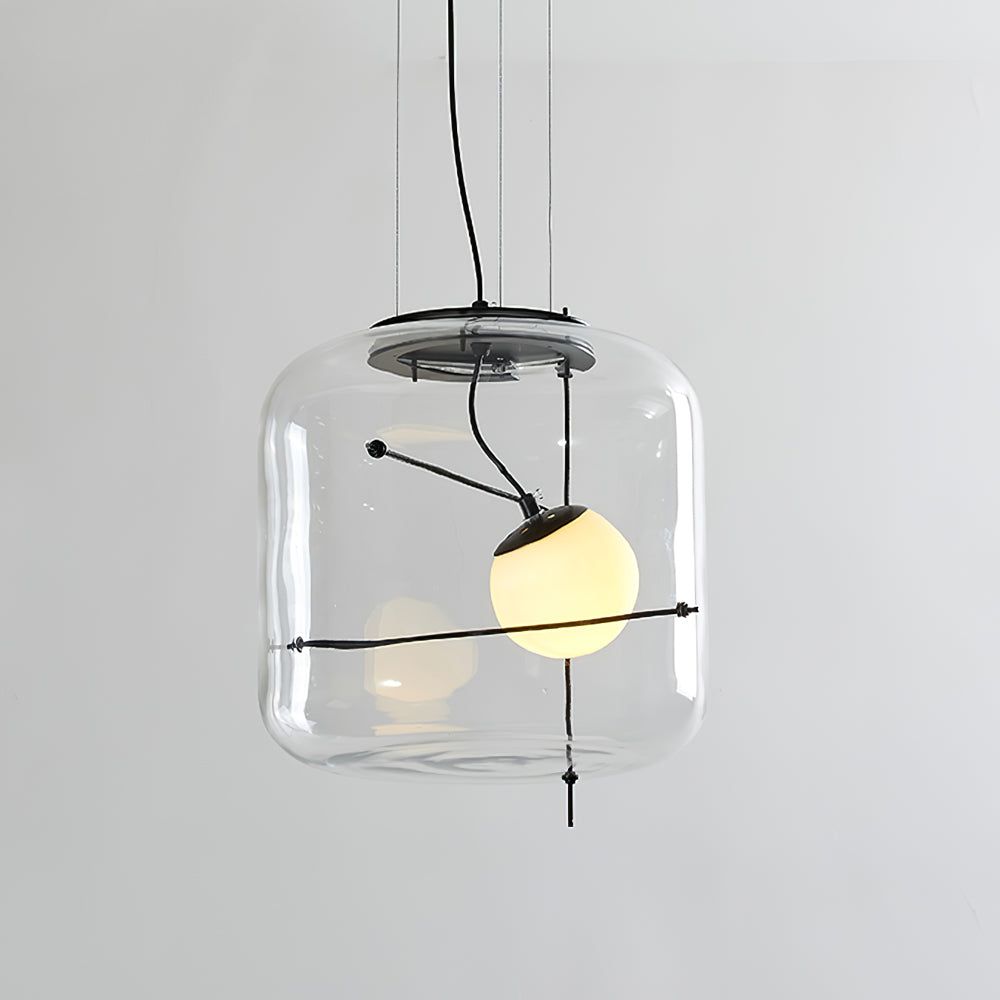 Ivex Pendelleuchte aus Glas im zeitgenössischen Stil