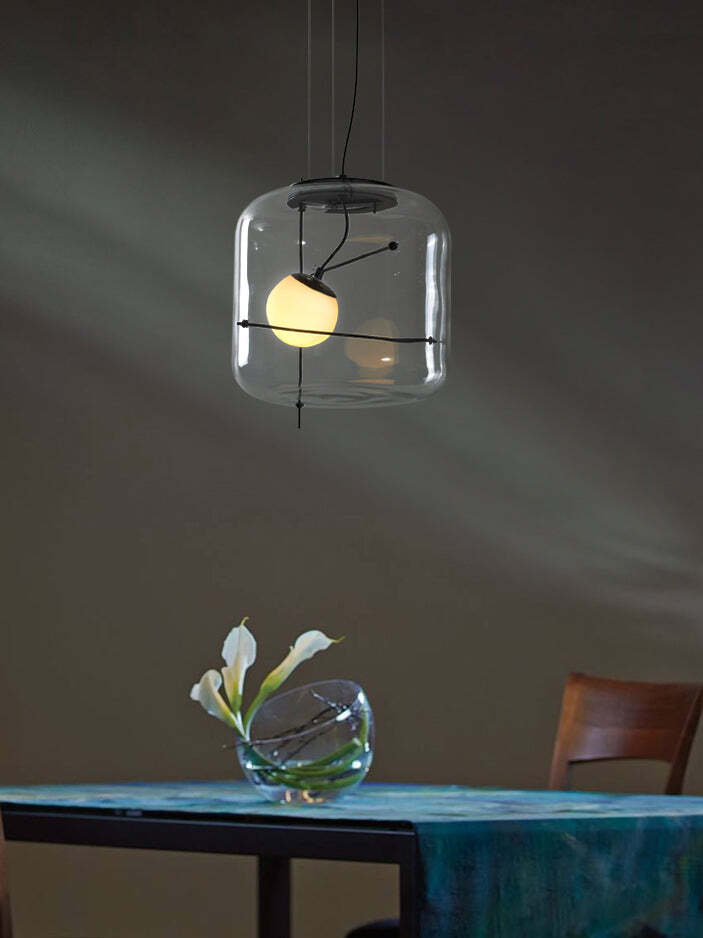 Ivex Pendelleuchte aus Glas im zeitgenössischen Stil