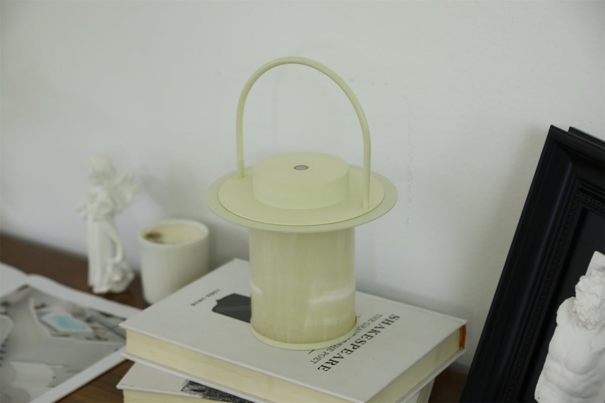 Pod tragbare wiederaufladbare Alabaster-Tischlampe
