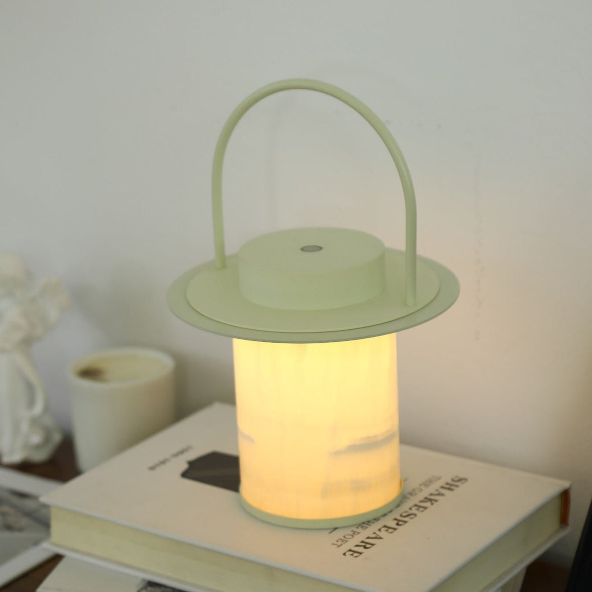 Pod tragbare wiederaufladbare Alabaster-Tischlampe