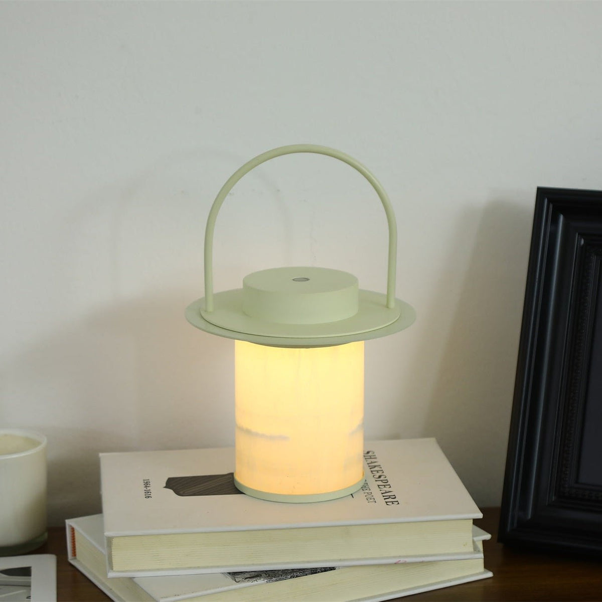 Pod tragbare wiederaufladbare Alabaster-Tischlampe