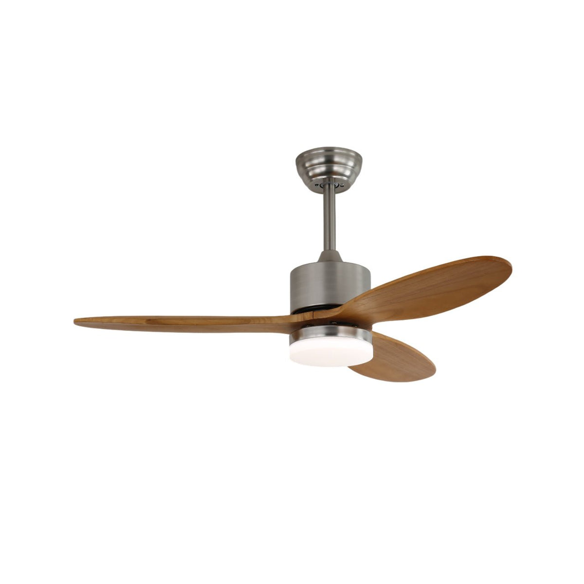 Aldirella minimalistisch Deckenventilator mit Beleuchtung aus Holz