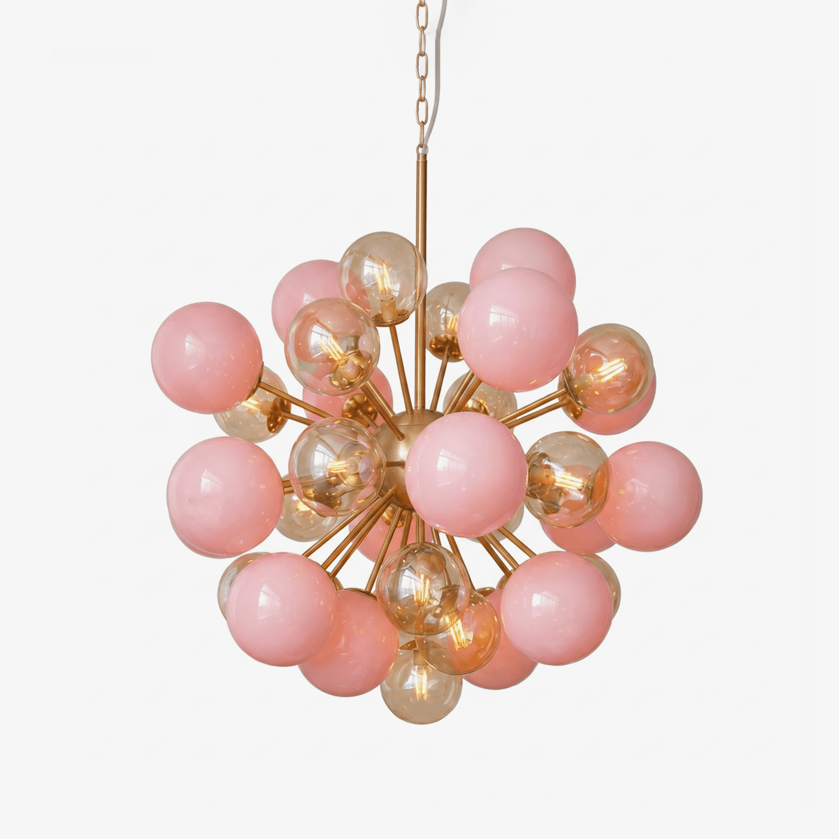 Eiruiel Kronleuchter aus Glas mit Kugeln